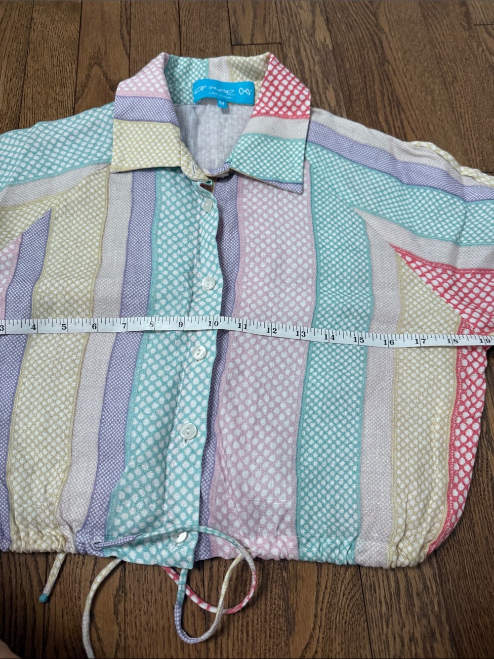 Two piece linen and crochet set - Picture 10 of 11